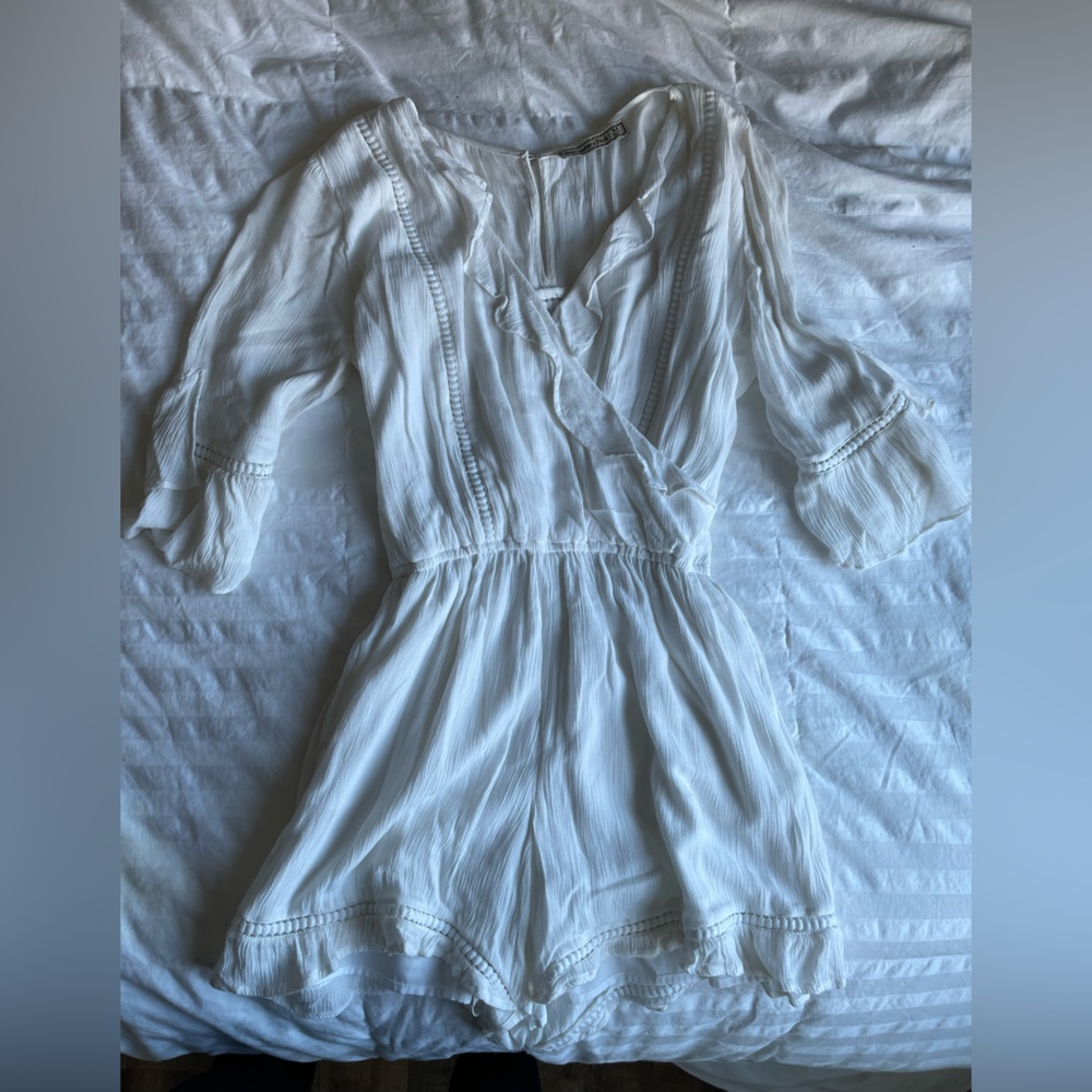 Abercrombie white romper